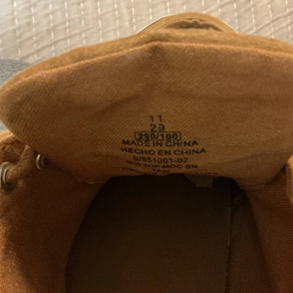 🌺OLD NAVY TAN FAUX-SUEDE MID TOP MOCCASINS
